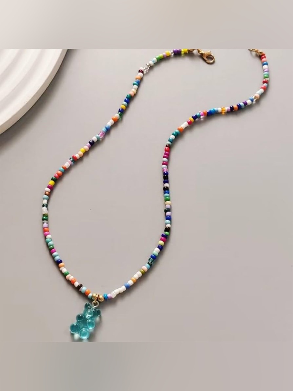 Gummy bear necklace Q1269